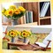 Summer Sunflower Sets – 6 Sets Artificial Sunflowers in Vintage Metal Pots, Rustic Faux Flower Decor for Tables & Centerpieces